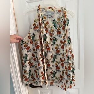 Maeve Floral Blouse Tank